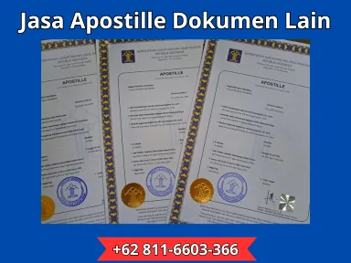 Jasa Apostille Dokumen Lain Jasa Apostille Dokumen Lain