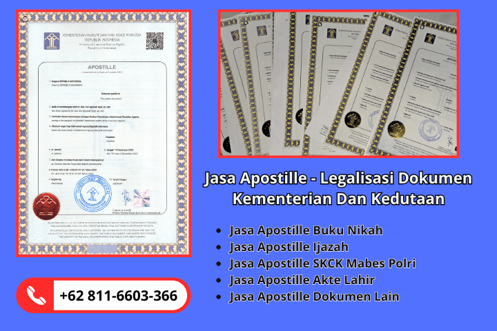 Jasa Apostille - Legalisasi Dokumen Kementerian Dan Kedutaan