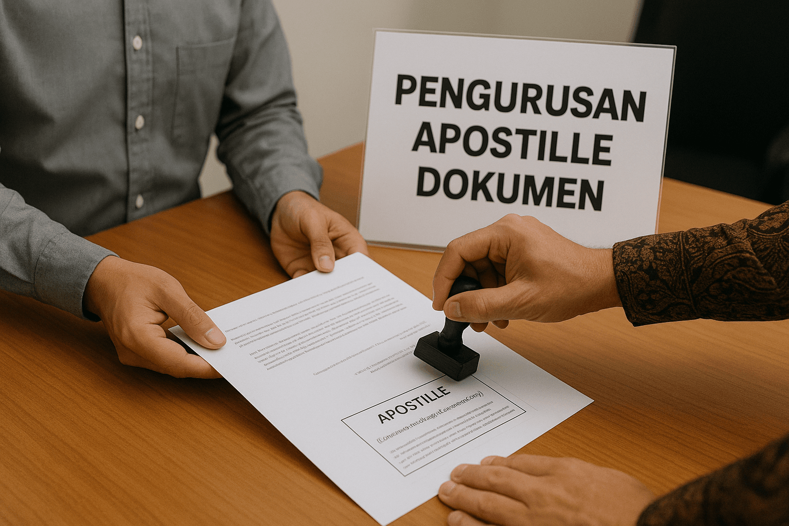 Pengurusan Apostille Dokumen