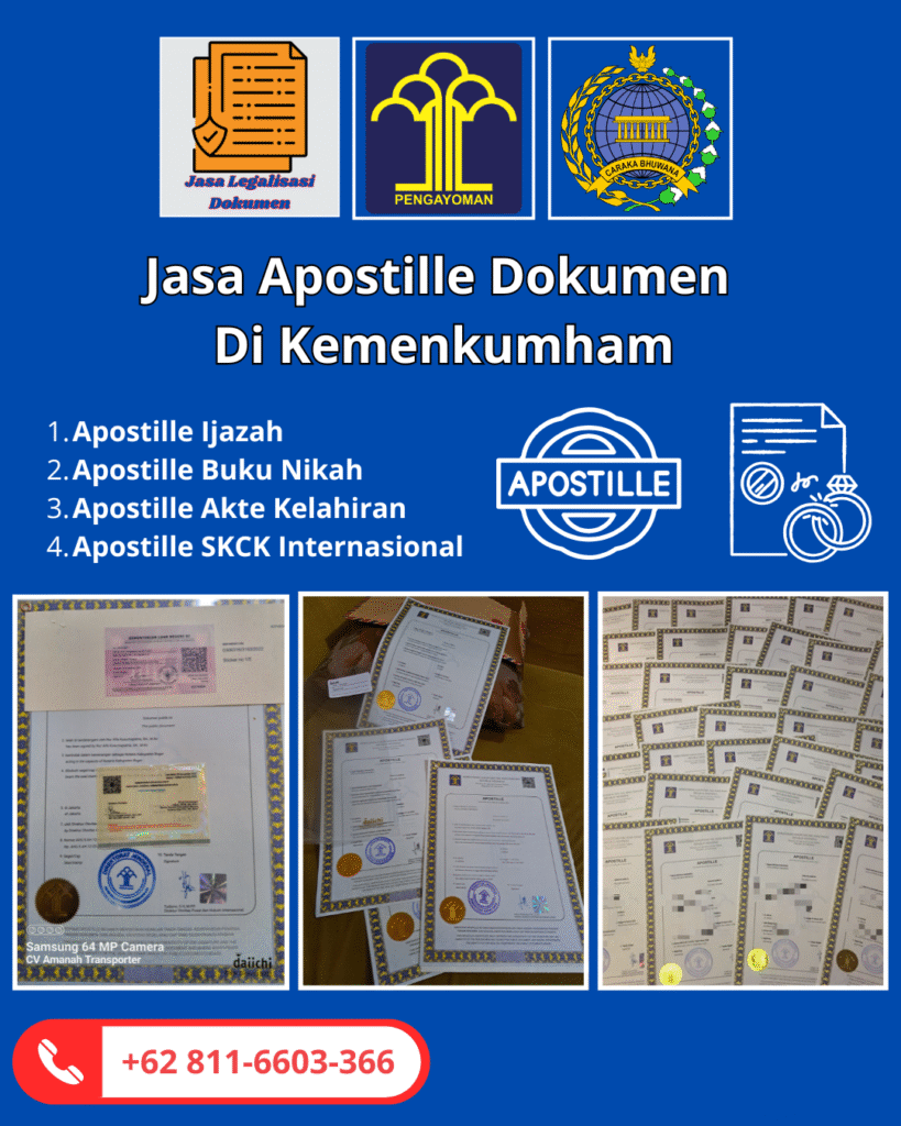 Jasa Apostille Dokumen Di Kemenkumham