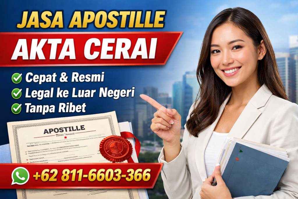 Jasa Apostille Akta Cerai