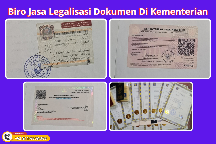 Biro Jasa Legalisasi Dokumen Di Kementerian