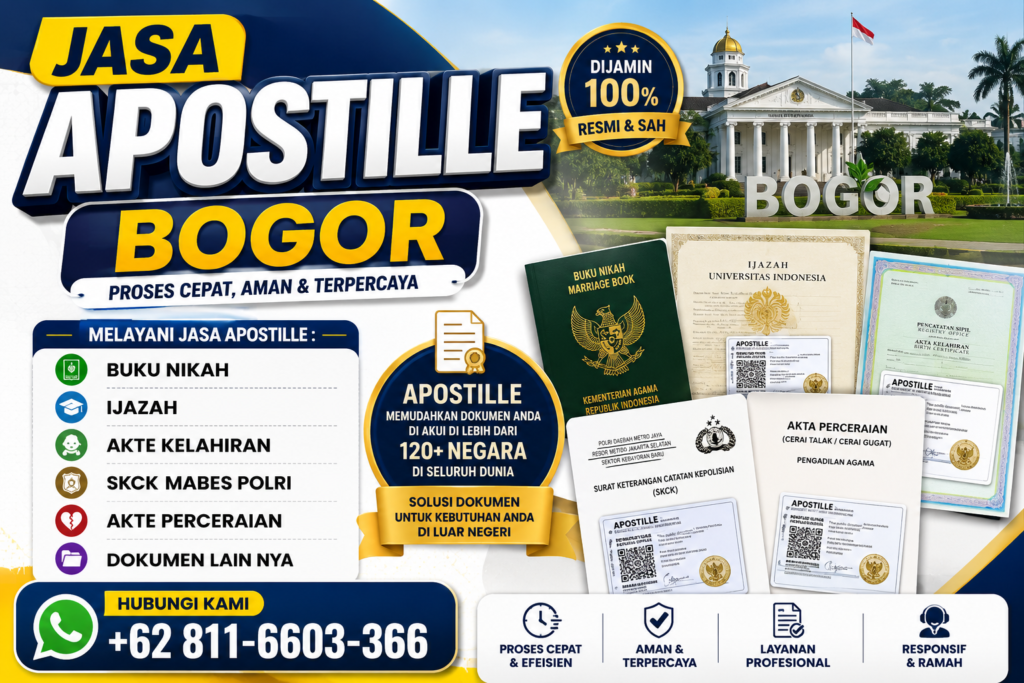 Jasa Apostille Bogor Jasa Apostille Bogor