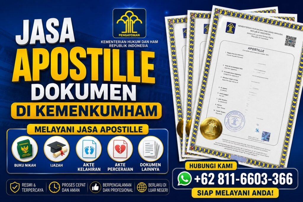 Jasa Apostille Dokumen Di Kemenkumham