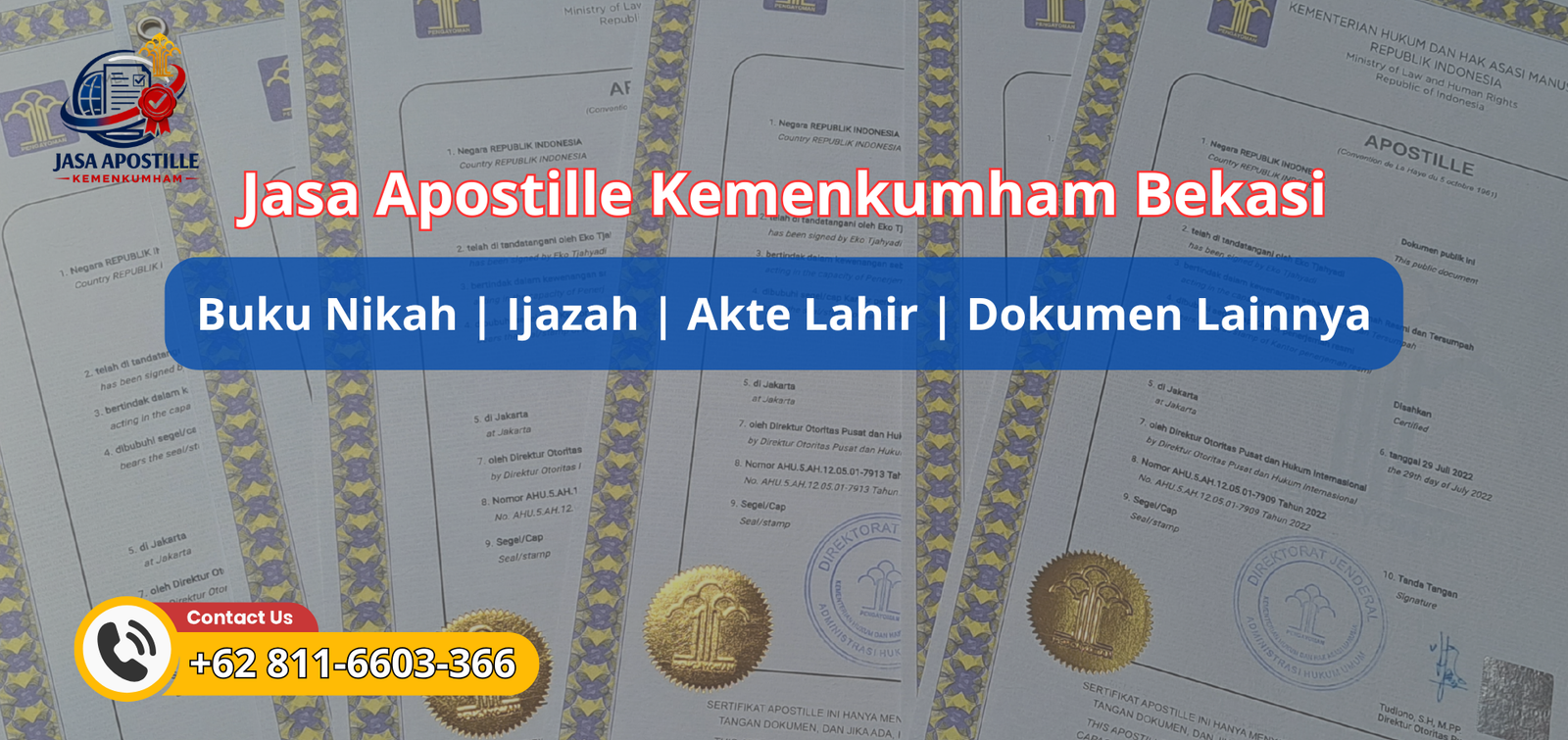 Jasa Apostille Kemenkumham Bekasi