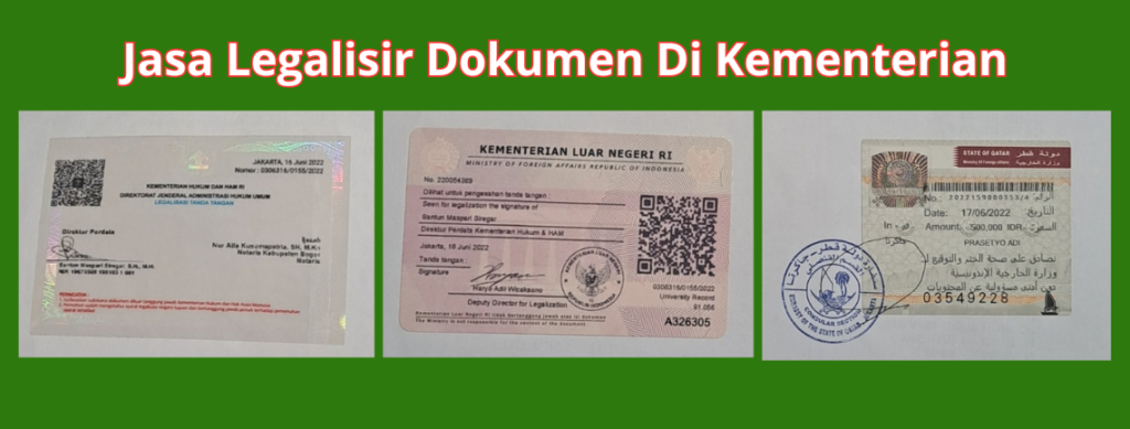 Jasa Legalisir Dokumen Di Kementerian